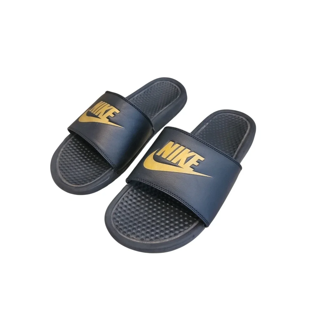 NIKE Benassi JDI Slides Sandals Black Rose Off Court Shoes Slip On Men's Size 11